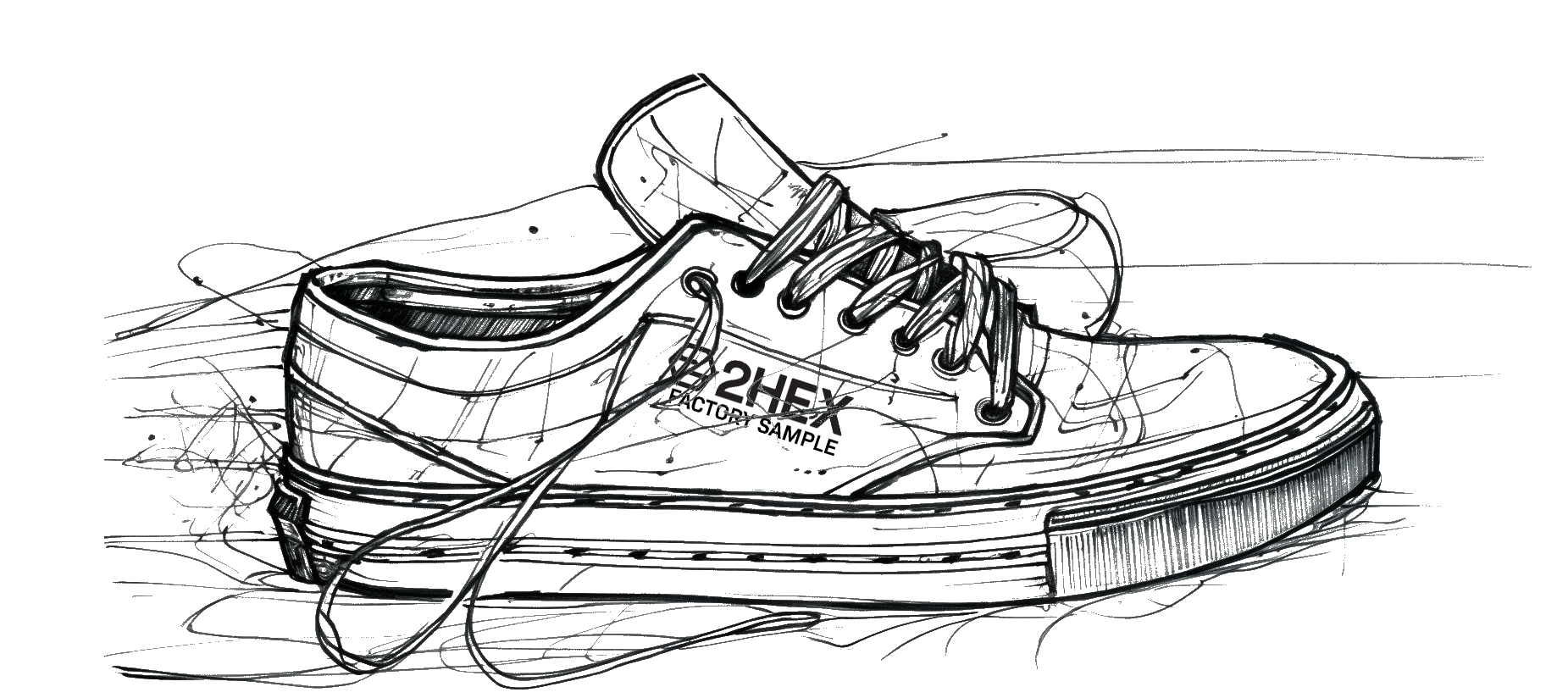 2HEX-sport-shoe-factory-design-process-shoe-sketch